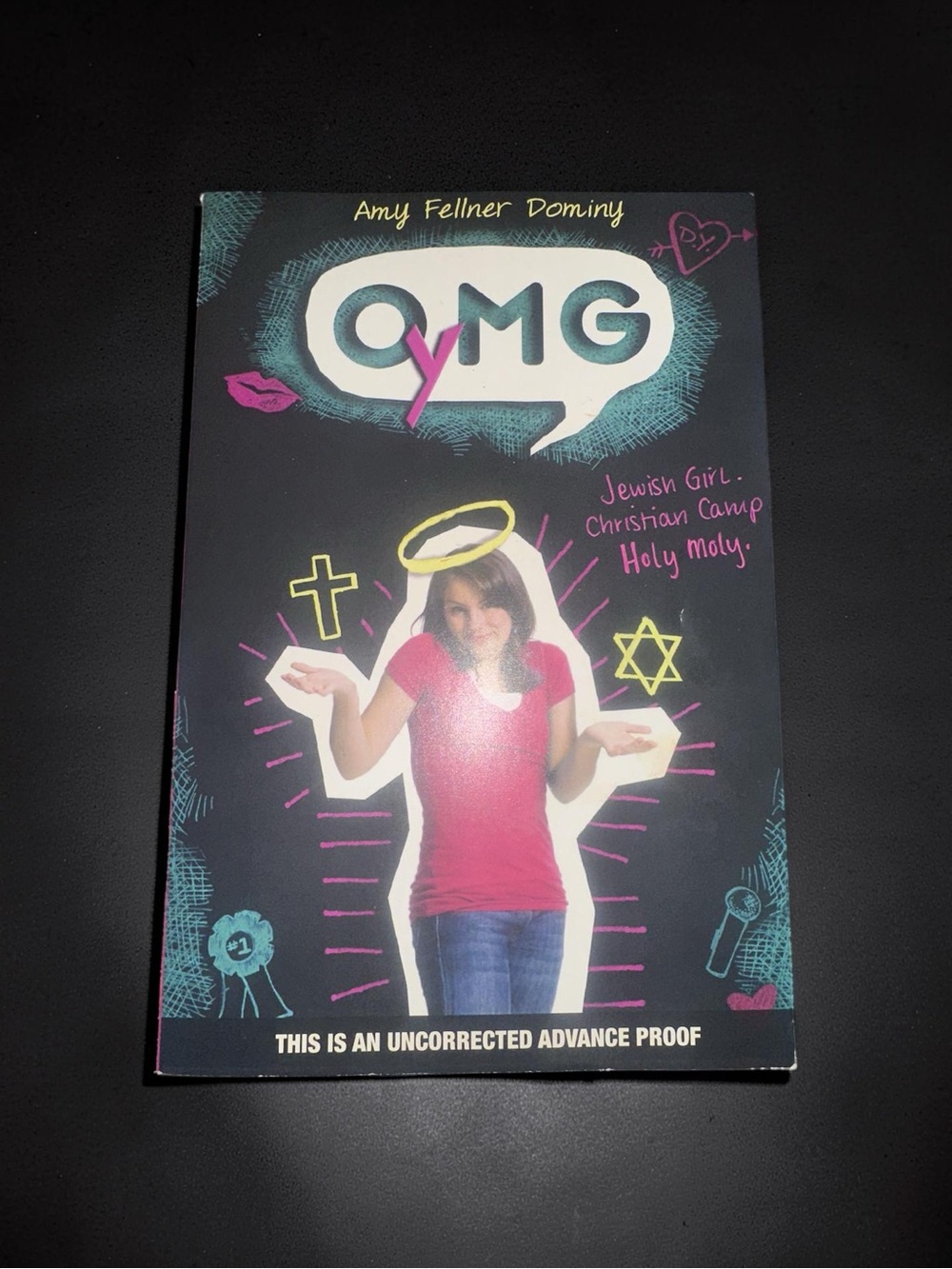 OMG by — Teen Novel in Black & Pink Cover